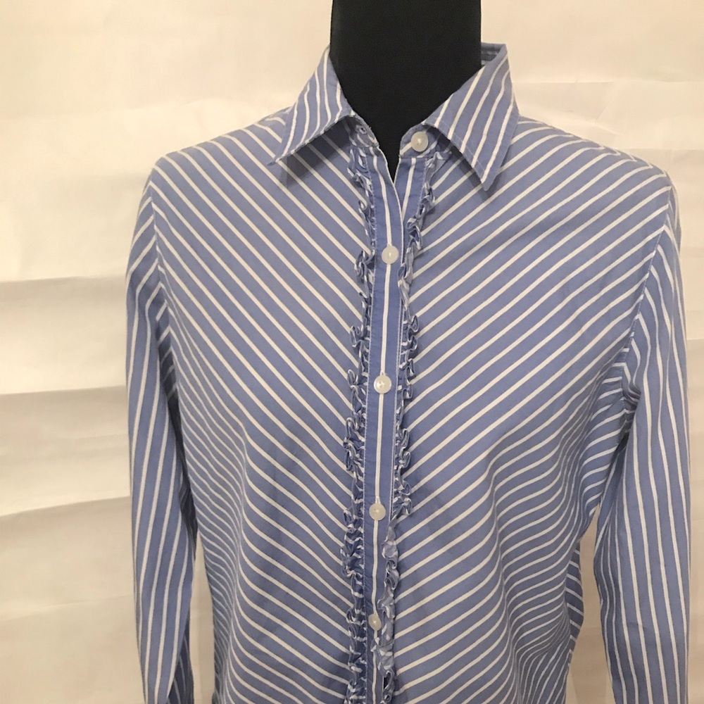 Talbots stript bottom shirt